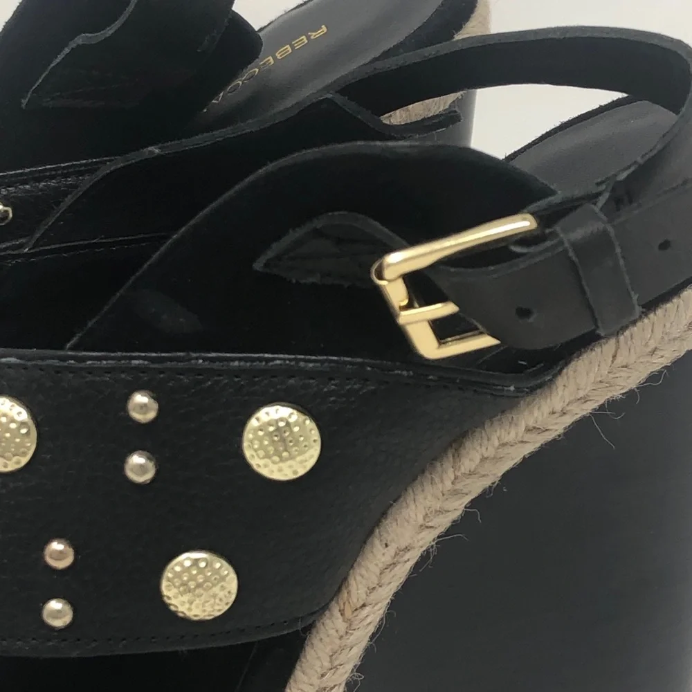 REBECCA MINKOFF 'Kimiko' Studded Wedge‎ Sandal